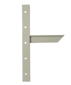A & M Hardware AMEC12 G Extend Concealed Shelf Sprt Bkt 12 in. - Gray