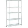 Honey-Can-Do SHF-01441 5-Tier Heavy Duty Storage Shelf - Chrome - 800 Pound Capacity