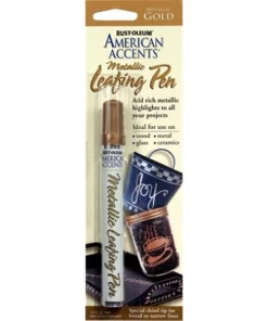 Zinsser Rustoleum 215190 .33 Oz Metallic Gold American Accents Leafing Pen