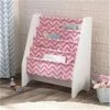 KidKraft 14233 2.64 x 14.57 x 32.28 in. White Sling Book Shelf - Pink Pattern