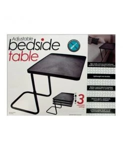 Bulk Buys OD407-1 Multi-Purpose Adjustable Bedside Table