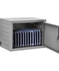 Luxor/H Wilson Luxor-H Wilson LLTMW12-G Tablet Wall Desk Charging Box; Gray