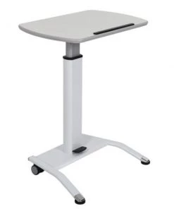 Officetop Pneumatic Height Adjustable Lectern; White - 17 x 42.5 x 25.5 in.