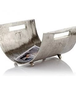 Modern Day Accents 3529 Revista Log; Magazine Basket