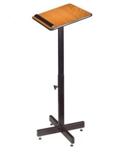 Oklahoma Sound Corporation Oklahoma Sound 70-MO Adjustable Height Speaker Stand- Minor Assembly Required-Medium Oak