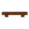 Pearl Mantels Corporation 412-48-20 The Shenandoah 48 in. Shelf or Mantel Shelf Espresso Rustic Distressed Finish