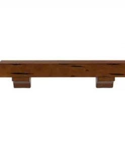 Pearl Mantels Corporation 412-48-20 The Shenandoah 48 in. Shelf or Mantel Shelf Espresso Rustic Distressed Finish