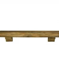 Pearl Mantels Corporation 412-48-10 The Shenandoah 48 in. Shelf or Mantel Shelf Dune Rustic Distressed Finish