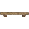 Pearl Mantels Corporation 412-72-20 The Shenandoah 72 in. Shelf or Mantel Shelf Espresso Rustic Distressed Finish