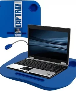 Trademark Poker Laptop BuddyT Mobile Work Station - Blue - includes Light