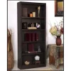 Convenience Concepts Single Wide Bookcase; Espresso Finish 5 Shelves
