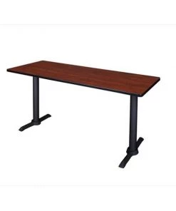 Regency MTRCT6024CH 60 X 24 In. Cain T-Base Training Table - Cherry