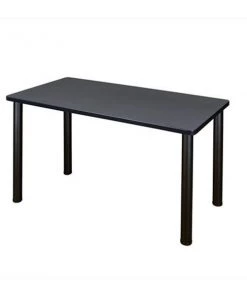 Regency MT4824GYBPBK 48 X 24 In. Kee Training Table - Grey & Black Post Legs