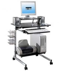 Techni Mobili CD-2018-ES18 Compact Computer Cart - Espresso