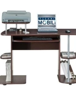 Techni Mobili RTA-8104-CH36 Multifunction Computer Desk - Chocolate