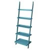 Convenience Concepts French Country Bookshelf Ladder With Blue Finish