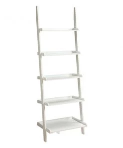Convenience Concepts French Country Bookshelf Ladder With White Finish