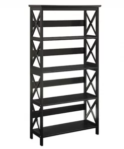 Highboy Oxford 5 Tier Bookcase -