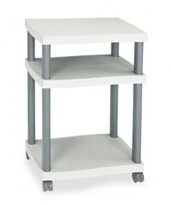 Safco Products Safco 1860GR Deskside Wave Printer Stand in Gray