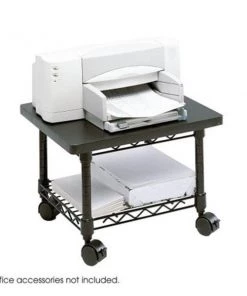 Safco Products Safco 5206BL Black Under-Desk Printer/Fax Stand