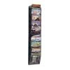 Safco Products Safco 5579BL Black 10-Pocket Onyx Magazine Rack