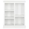 Safavieh AMH6634B Maralah Bookcase; White - 30.1 x 10.6 x 25 in.