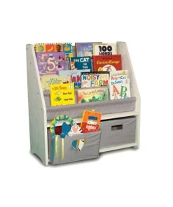 Sunnywood 3969-WH WonkaWoo Deluxe Childrens Bookshelf; White