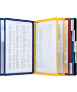 Durable Office Products Corp. DBL535900 Wall Reference System- w- 10 Letter Sleeves- Assorted