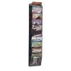 Safco Products Company SAF5579BL Mesh Magazine Rack- 10-Pockets- 10-.25in.x3-.50in.x50-.75in.- Black