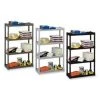 Iceberg Enterprises ICE20841 Four-Shelf Open Storage System- 32in.x13in.x54in.- Black