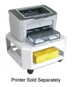 Master Craft Products Master Products MAT24050 Mobile Printer Stand- Steel- 17in.x17in.x8-.50in.- Platinum