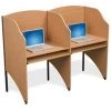 Balt Inc Balt- Inc. BLT89869 Deluxe Add-A-Carrel- 32-.75in.x24-.50in.x48in.- Oak