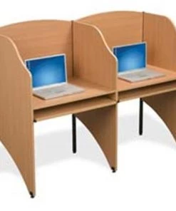 Balt Inc Balt- Inc. BLT89869 Deluxe Add-A-Carrel- 32-.75in.x24-.50in.x48in.- Oak