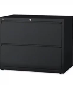 Lorell LLR60555 Lateral File- 2-Drawer- 36in.x18-.63in.x28-.13in.- Black