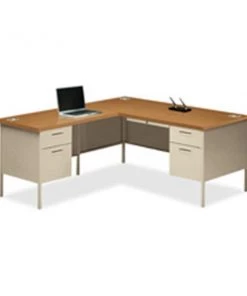 Convenience Concepts Right Pedestal Desk- 60in.x30in.x29-.50in.- HVST-PY