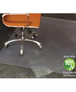 ES Robbins Corp. ESR143022 Rectangle Chairmat; 46 in. x 60 in.; Hard Floors; Clear-Vinyl