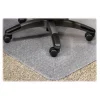 Ricki'S Rugs Standard Chairmat; 36 in. x 48 in.; Lip 19 in. x 10 in.; Clear