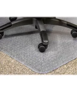 Ricki'S Rugs Standard Chairmat; 36 in. x 48 in.; Lip 19 in. x 10 in.; Clear