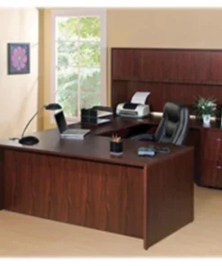 Newestedition Rectangular Desk Shell; 48 in. x 24 in. x 29.5 in.; Mahogany