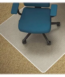 Ricki'S Rugs Chairmat; Low Pile; Rectangular;46 in. x 60 in.; Clear