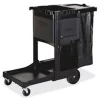 Rubbermaid Commercial Prod. Rubbermaid Commercial Products RCP1861430 Executive Cleaning Cart; 21.75 in. x 46 in. x 38 in.; Black