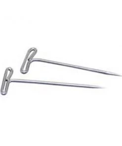 Tosafos Gem Office Products- LLC. T Pins- 2in. Length- .56in. Head Width- Silver