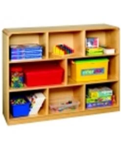 Korners For Kids Mobile 8-Compartment Storage Unit; Birch