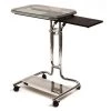 Studio Designs 51201 Laptop Cart w - Mouse Chrome - Clear