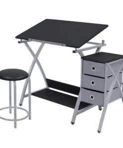 Studio Designs 13325 Comet Center - Silver - Black