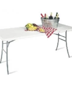 Cosco 14-678-WSP1 30 x 72 in. Center Folding Molded Folding Table