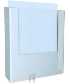 Testrite Visual Products PB2C Pamphlet Holders 9 in.W X 2 in.D Literature Holders- Clear