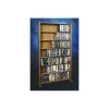 Wood Shed 707-3 Solid Oak 7 Shelf Cabinet for DVDs; VHS Tapes; books and more