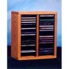 Wood Shed 209-1 Solid Oak desktop or shelf CD Cabinet