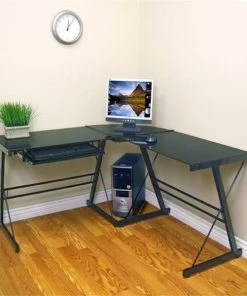 Walker Edison Furniture Co Walker Edison Furniture D51B29 3-Piece Soreno Desk